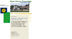 Desktop Screenshot of eastuniontownship.org